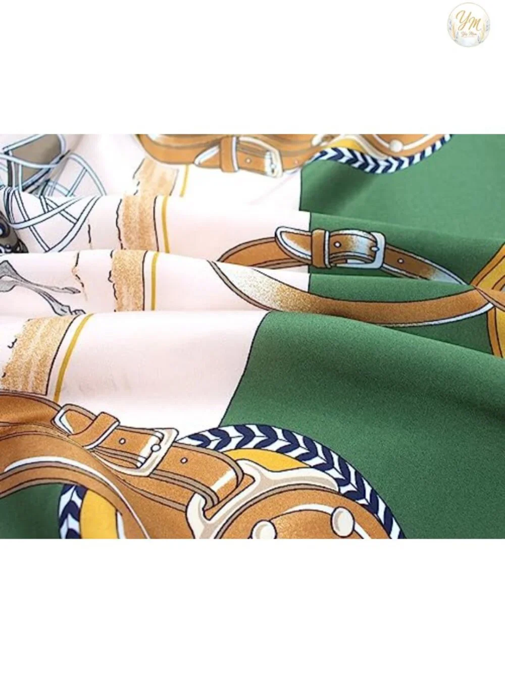 100% Mulberry Silk Square Scarf - Versatile Hair Wrap & Neck Scarf, Gift Boxed